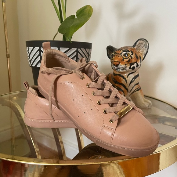 Aldo Shoes - Aldo Shoes pink and gold sneakers